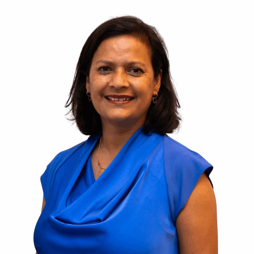 Photo of Bina Gayadien on a clear background