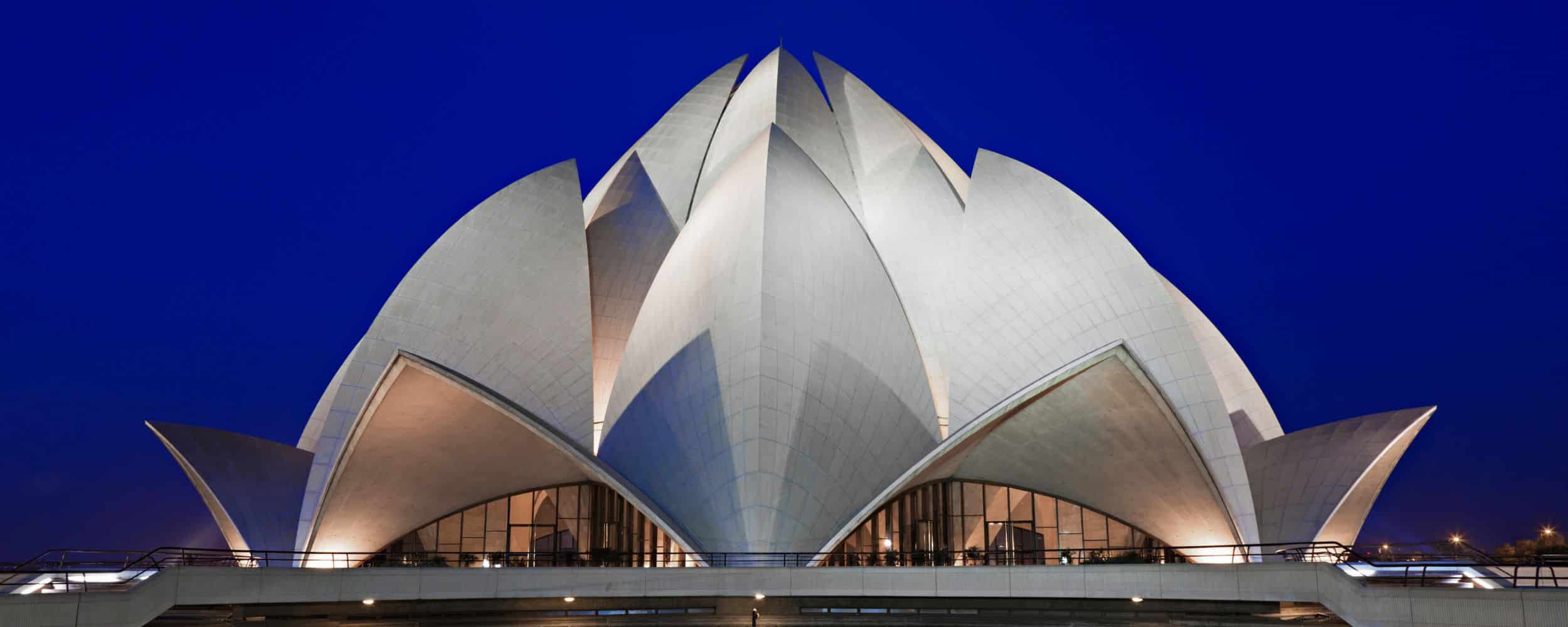 Lotus temple in Delhi